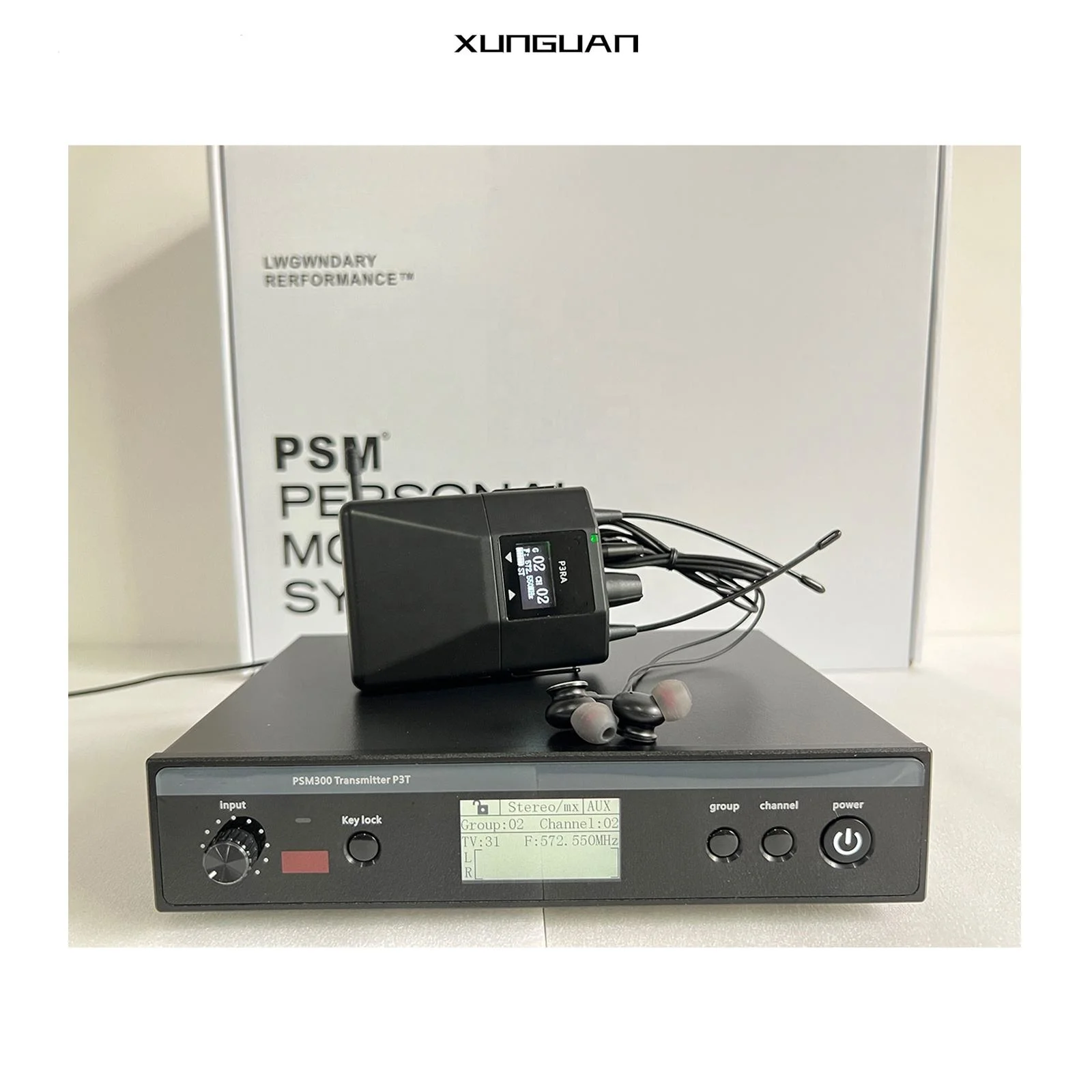

Stereo in-ear PSM300 performance stage concert church singers ear monitoring system wireless stereo in ear monitor system