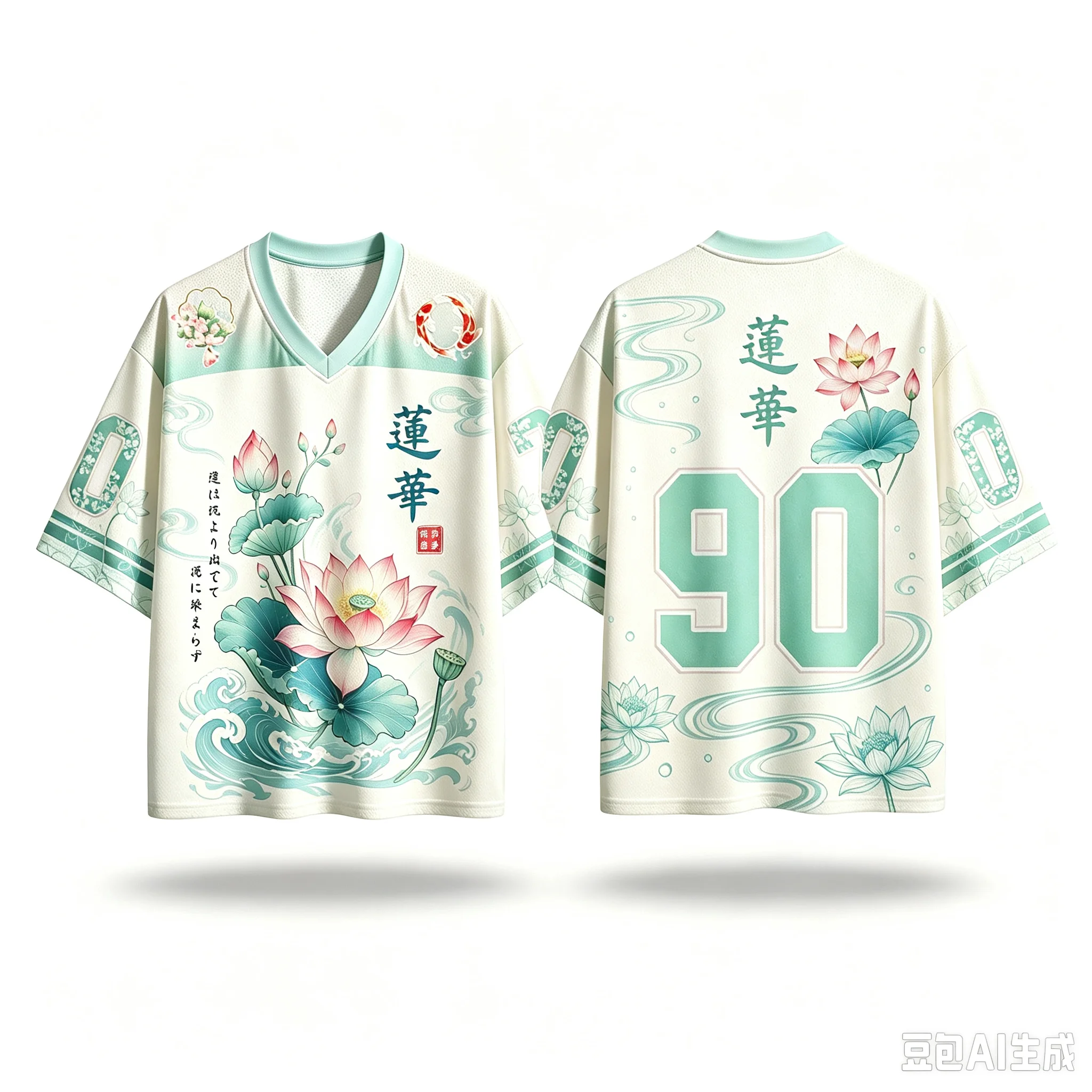 빈티지 베스트셀러 연꽃 3D 프린트 남녀 공용 V넥 스 - Summer Clothing Trends For Women 리뷰 및 가격