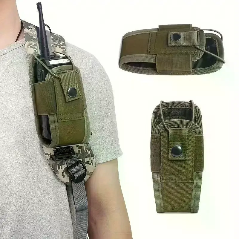 

Сумка для рации, поясная сумка, держатель, карман, портативная кобура для переговорного устройства, сумка для переноски для охоты, кемпинга
