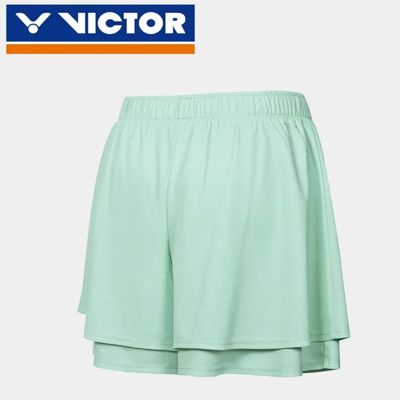 VICTOR Victory Badminton Uniform Women's Training Series Knitted Sports Culottes Versatile K-46202 Tennis Golf Wear Short Skirts