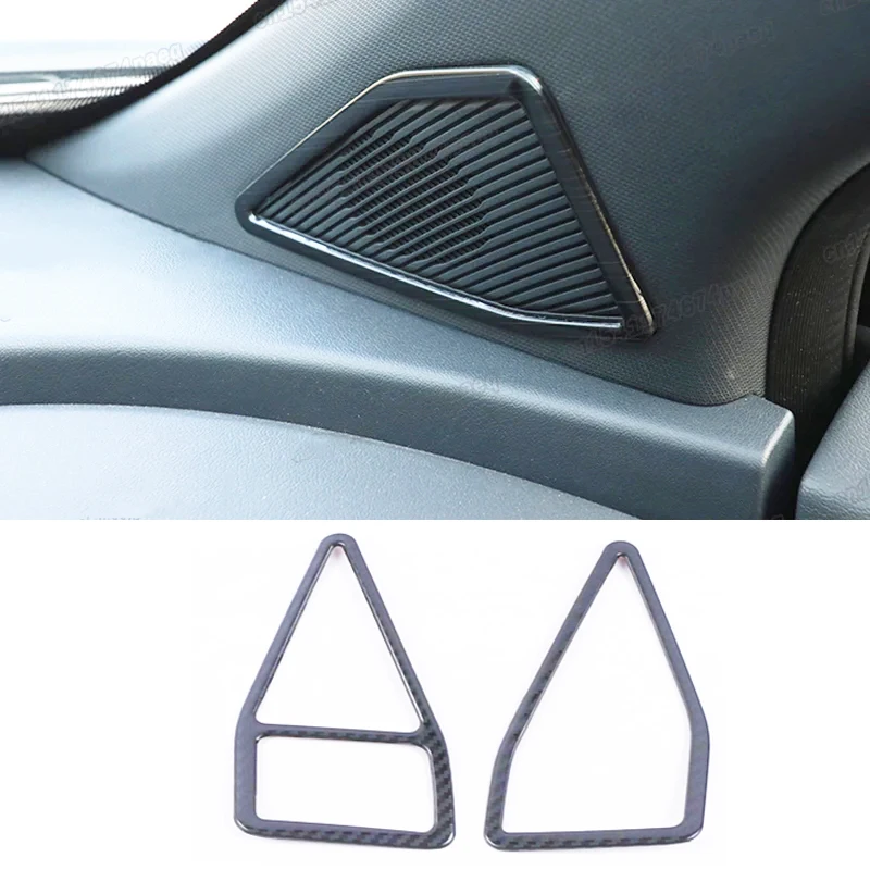 Carbon Fiber Car Front Window A Post Sound Speaker Frame Trims for Changan Unit 2020 2021 2022 2023 2024 Uni-t Accessories Auto