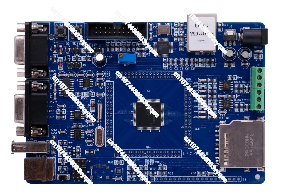 Placa de Desenvolvimento LPC1768 Cortex-M3 com Suporte USB Host para Conexão de Pen Drive e Teclado USB