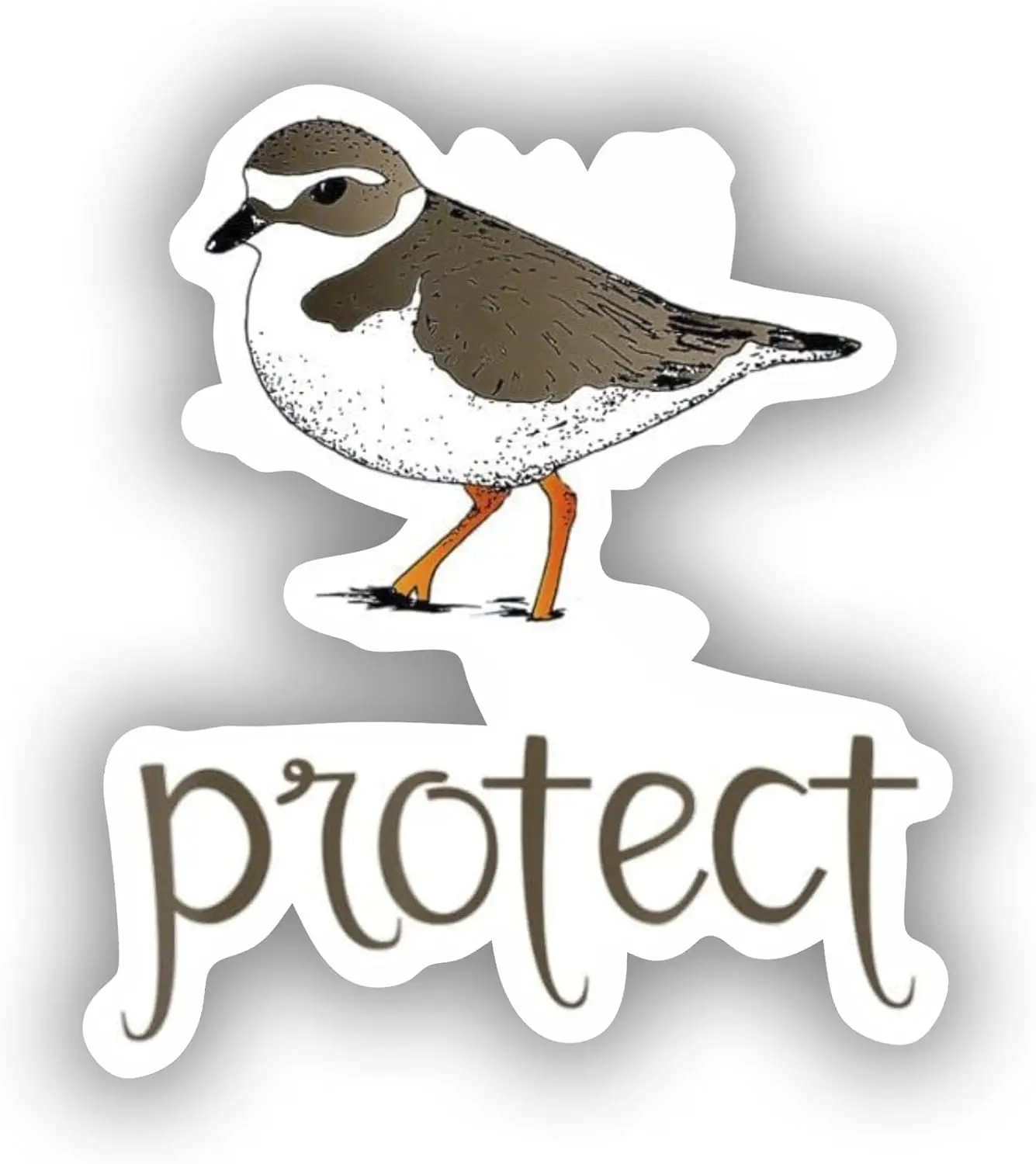 

1 шт. наклейка на трубопровод Plover с указателем Shorebird цитата природа наклейка для автомобиля, грузовика, бампера, ноутбука, виниловое окно, стены США