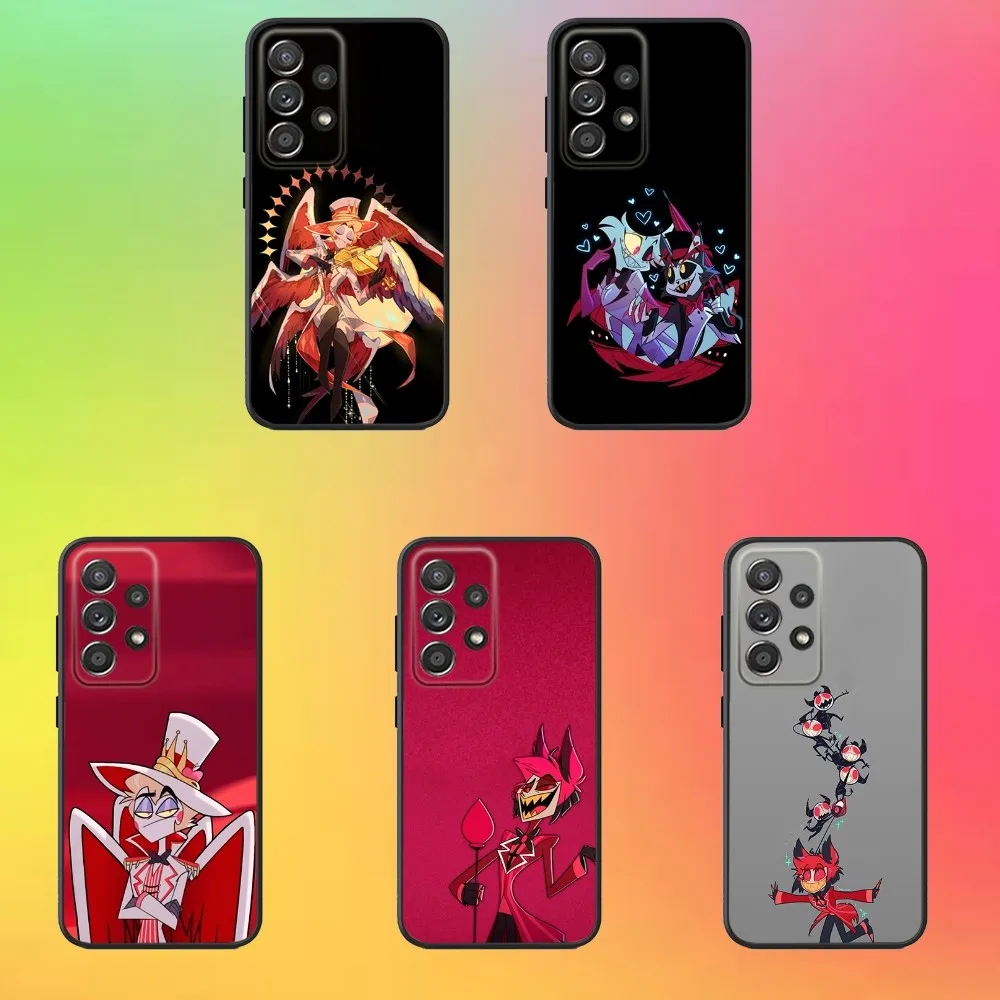 

H-Hazbins H-Hotels Phone Case For Samsung S25,S24,S21,S22,S23,S30,Ultra,S20,Plus,Fe,Lite,Note,10,9,5G Black Cover