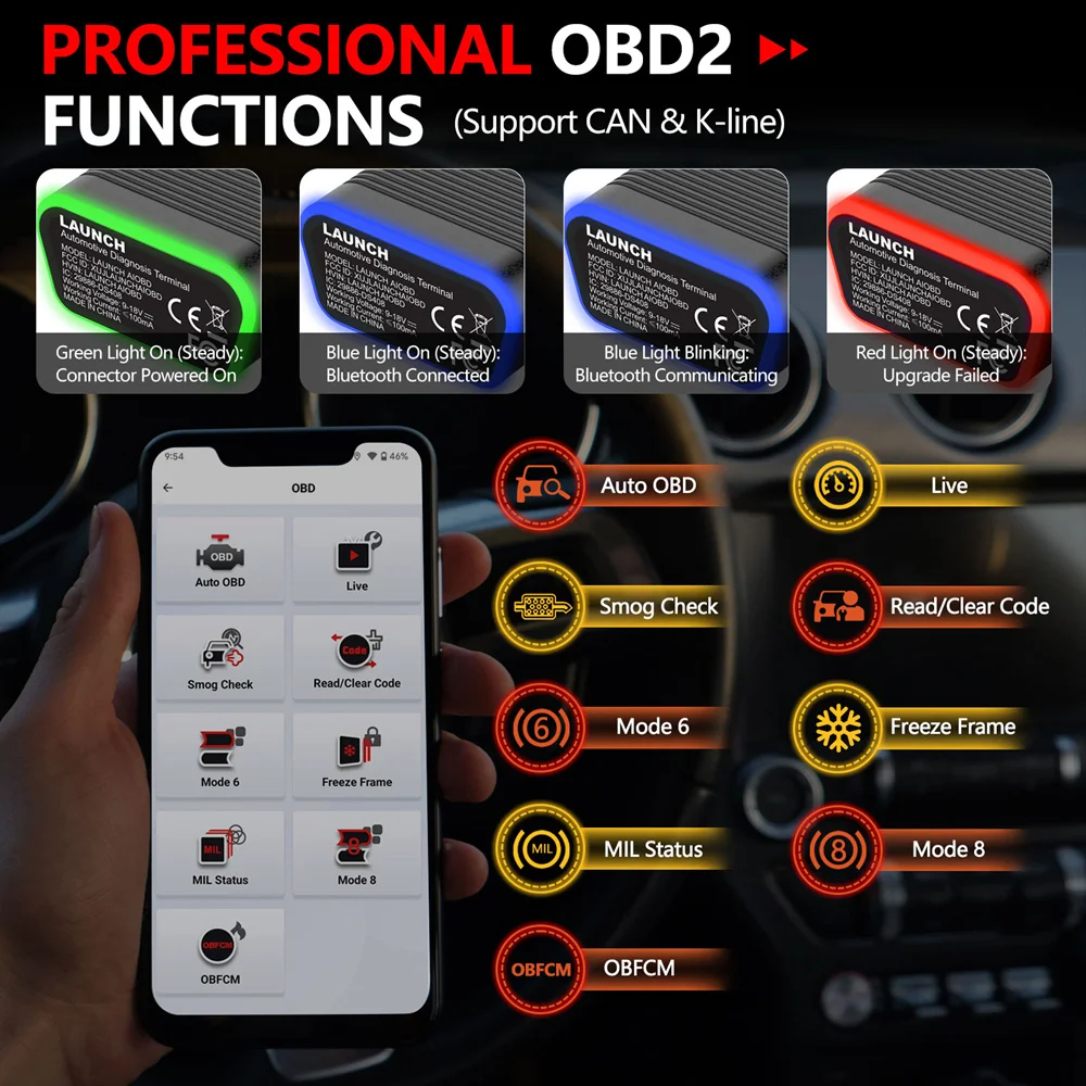 LAUNCH AIOBD (NueraDiag) Automotive Diagnosis Terminal Global Version