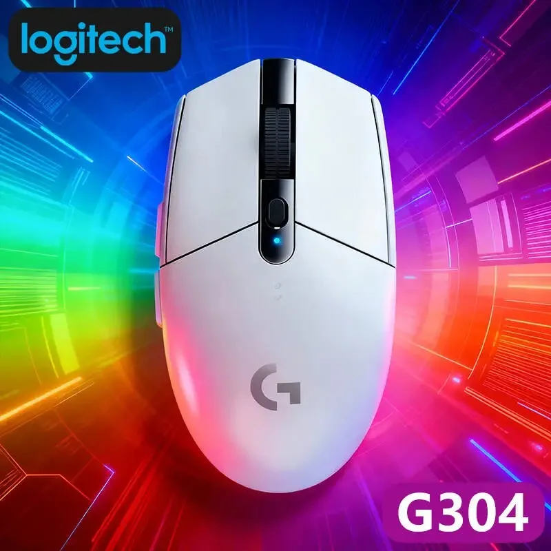 

Беспроводная игровая мышь Logitech G304, эргономичная, 2.4G, для ноутбуков и настольных ПК, сверхлегкая, удобная рукоятка для длительного использования + G102