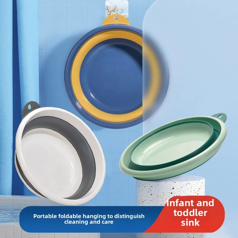 

Plastic Folding Washbasin, Portable Washbasin, Outdoor Travel, Color-matching, Telescopic, Foldable and Multi-functional