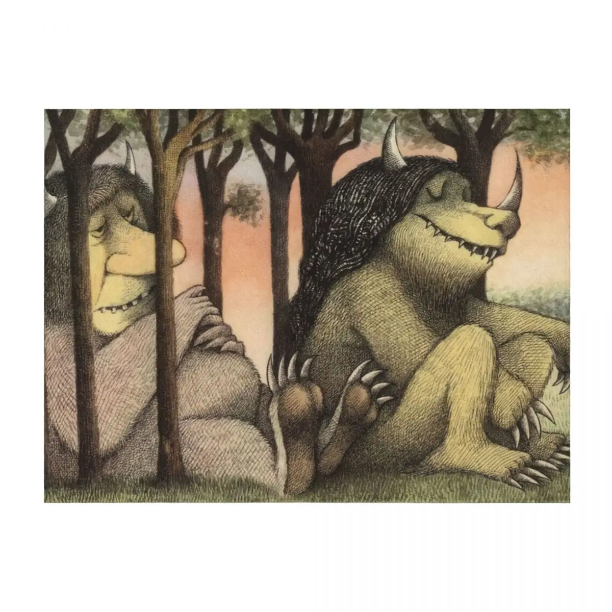 

Maurice Sendak Throw Blanket Bed Fashionable Decorative Throw Decorative Sofa Sofa Blankets