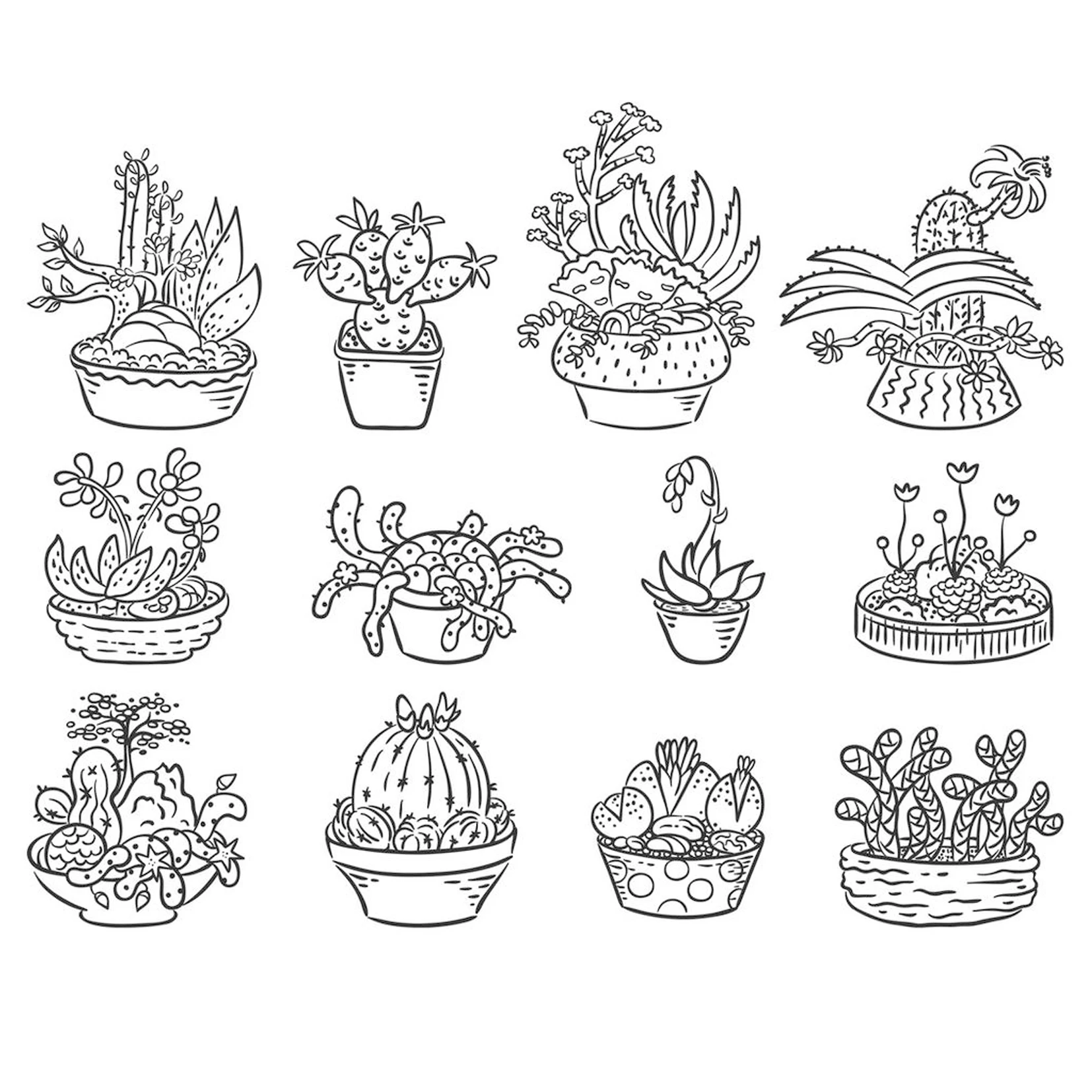 DABOXIBO Cactus/Spider Plant/Green Plant Clear Stamps Mold For DIY Scrapbooking Cards Making Decorate Crafts 2020 NEW Arrival