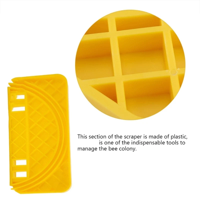 

Honeys Bucket Nest Frame Uncapping Inspection Rack Honeycomb Frame Support Scraper Rack Cleaning Tool Fit for Beekeepers