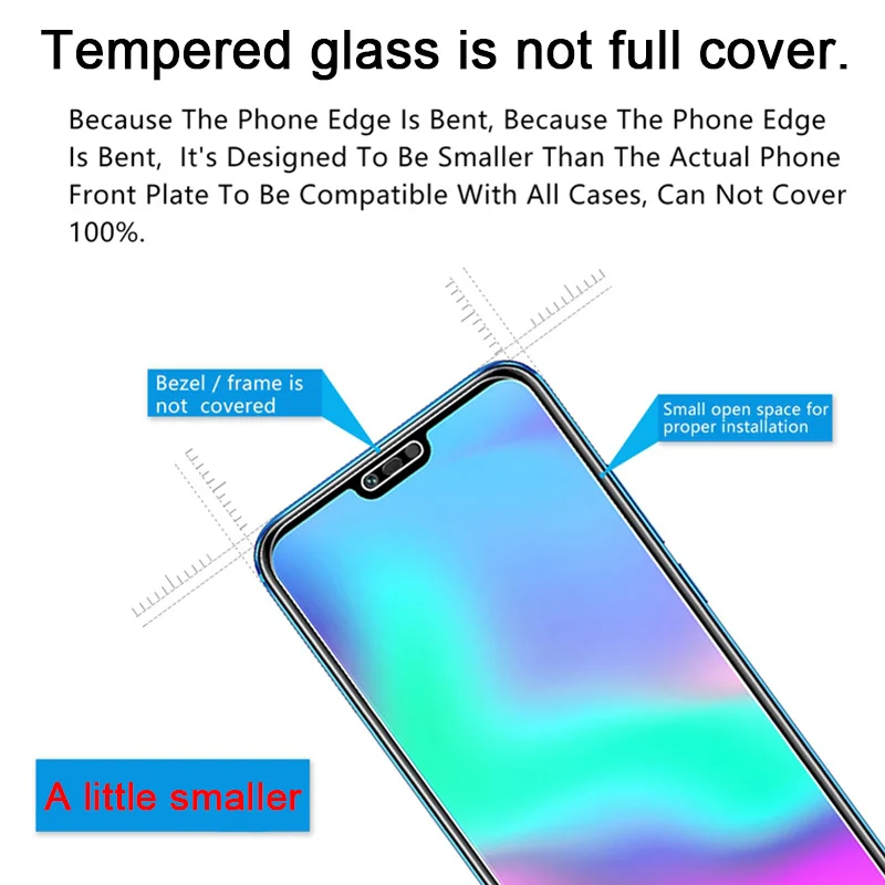 3PCS Tempered Glass for Honor 10i 10 Lite 9 Light Screen Protector Phone Glass on Huawei Honor 20 Pro 30 Lite 30i 20i Hard Glass