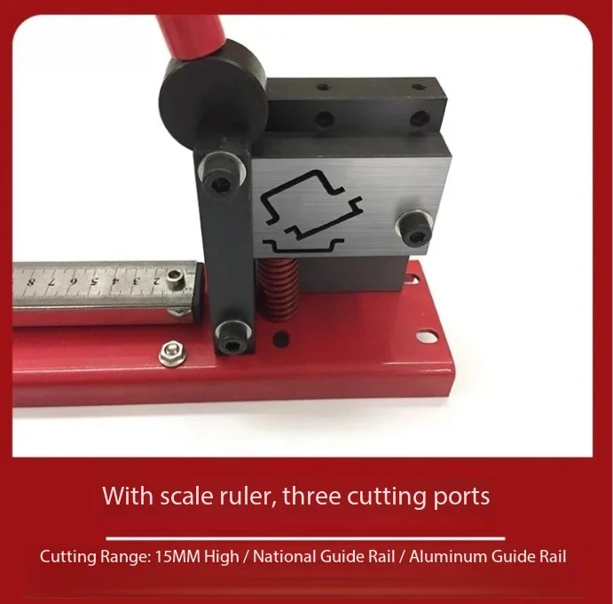 DC35 guide rail cutter C45 track cutting machine empty slot guide rail scissors
