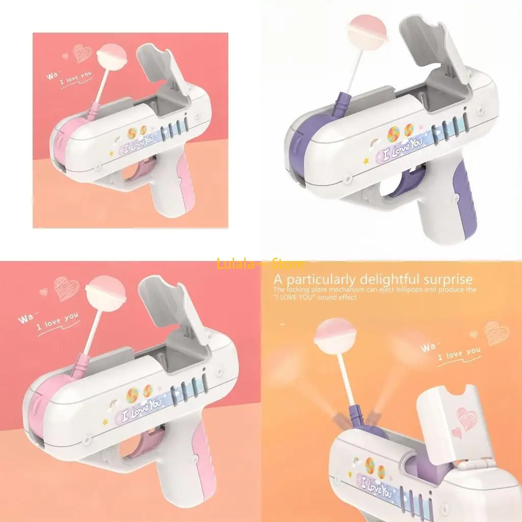 Y4QA Candy Theme Candy Guns Zestaw zabawek Rozrywka Muzyczna zabawka dla dzieci