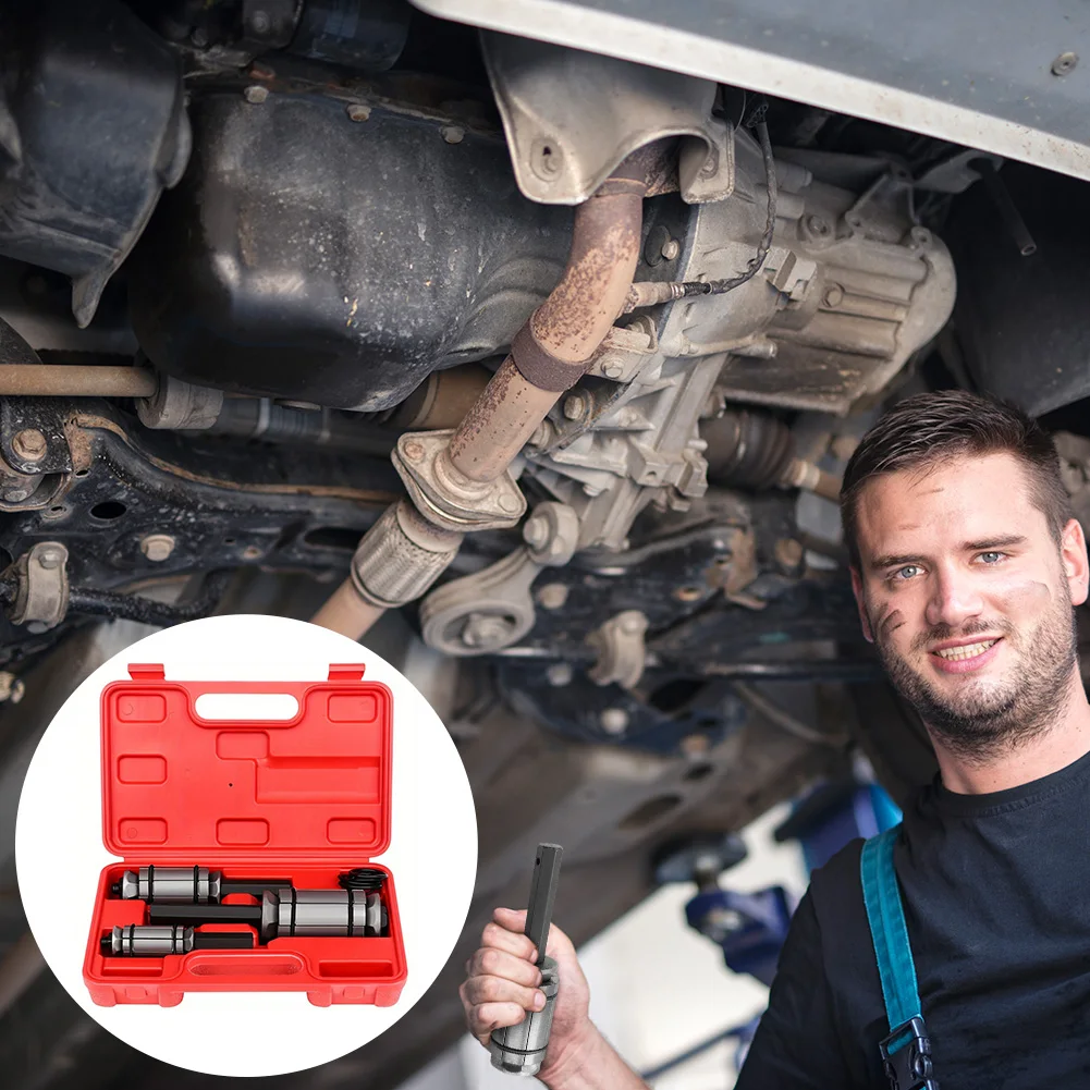 

3Pcs Tail Pipe Butt Muffler Exhaust Expander Kit 1-1/18 Inch To 3-1/2 Inch Car Exhaust Muffler Tail Pipe Expander Spreader