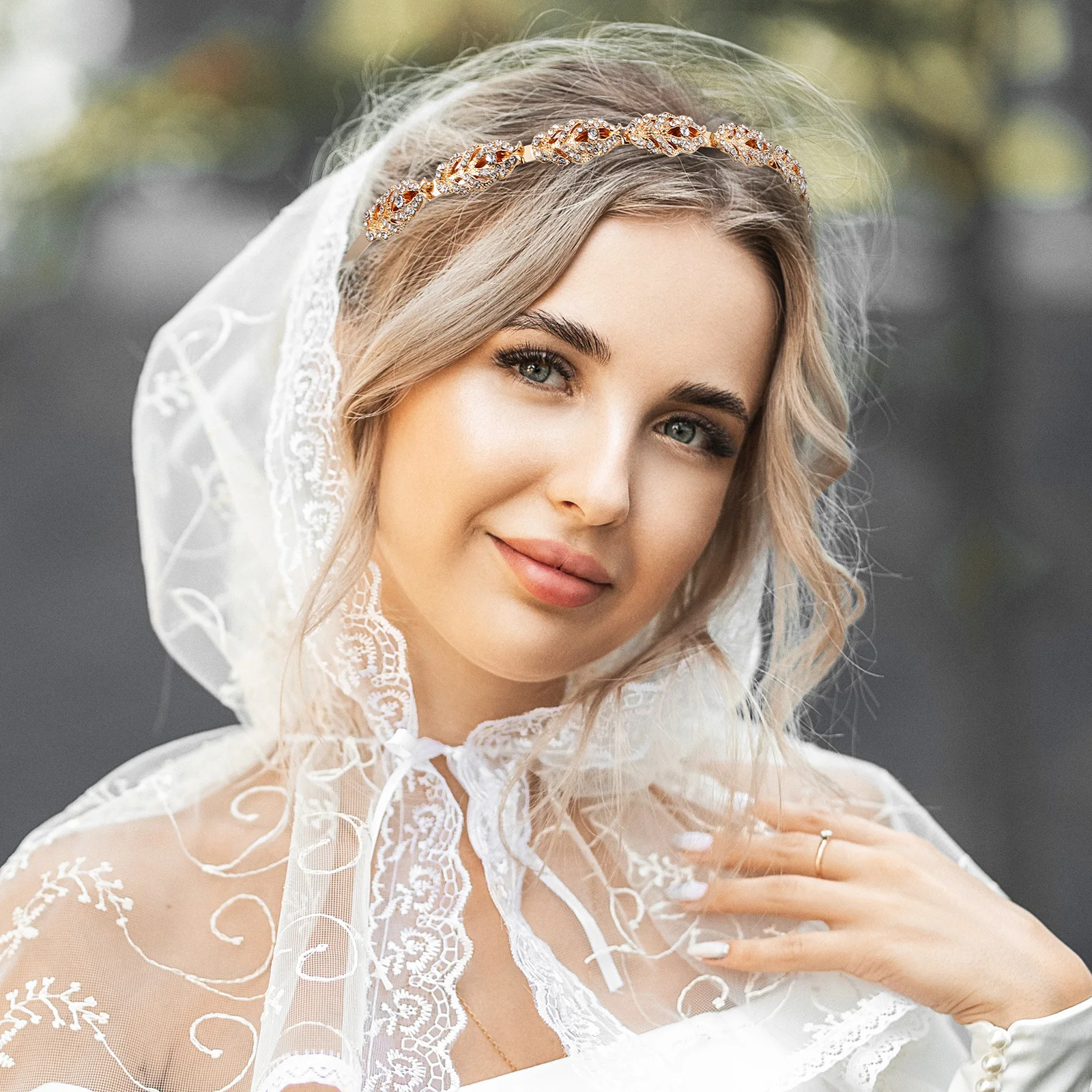 

Rhinestone Headband Bridal Thin Glitter Hair Hoop Wedding Hair Accessory Women Headdress Sparkle Party Headband