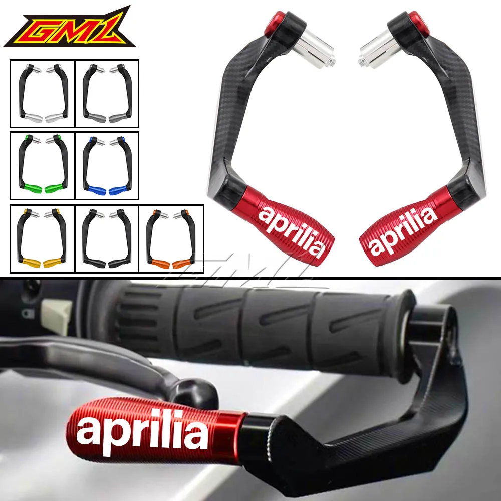 For Aprilia Rs125 1000R RSV4 V4R 250 Rx50 650 750 200 500 Motorcycle Handlebar Grips Guard Brake Clutch Levers Handle Bar Guard