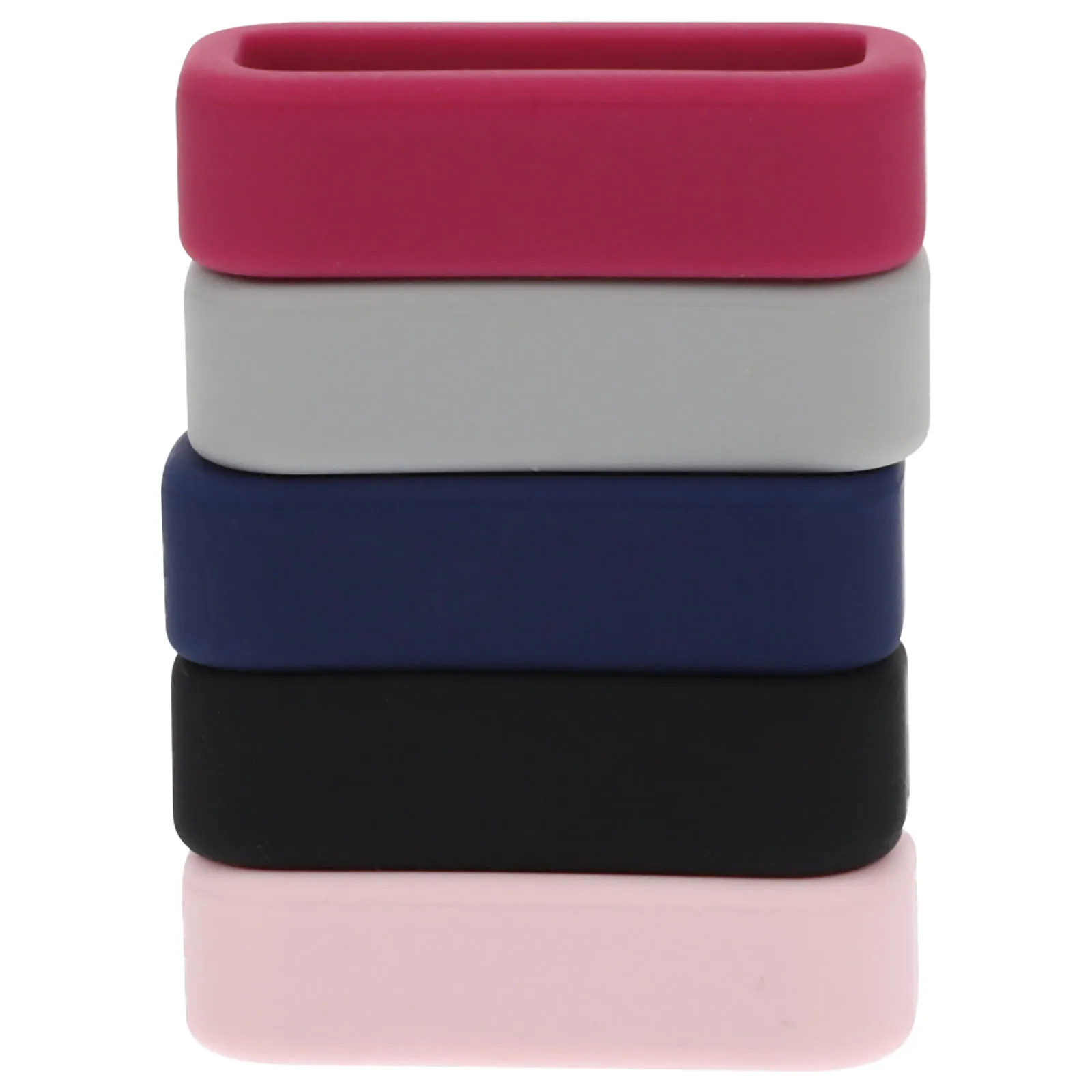 10 قطعة حزام الساعات السيليكون التجنيب دائم السلس الملمس سهلة الاستخدام حزام (استيك) ساعة حلقة حزام الساعة حلقة حاملي حزام الساعات #5