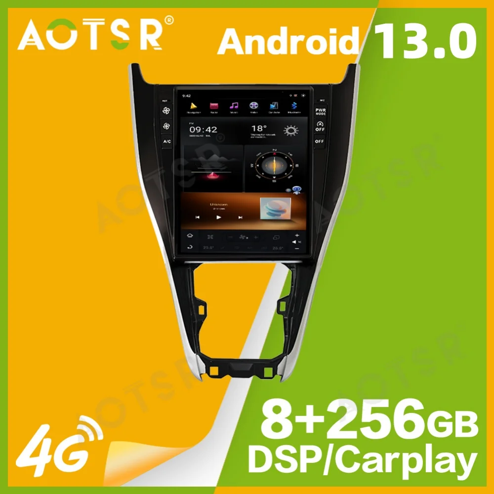 

12.1 Inch 8 Core Qualcomm Android Carplay Car Multimedia Automotive Radio For Toyota Harrier 2013~2018 GPS Navigation Head Unit