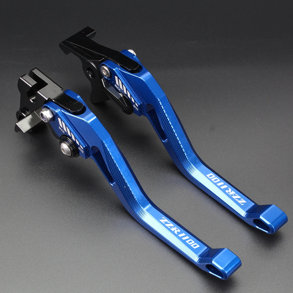 Motorcycle Accessories CNC Handles Lever Brake Clutch Levers For KAWASAKI ZZ-R1100 ZZR 1100 1990 1991 1992 With LOGO