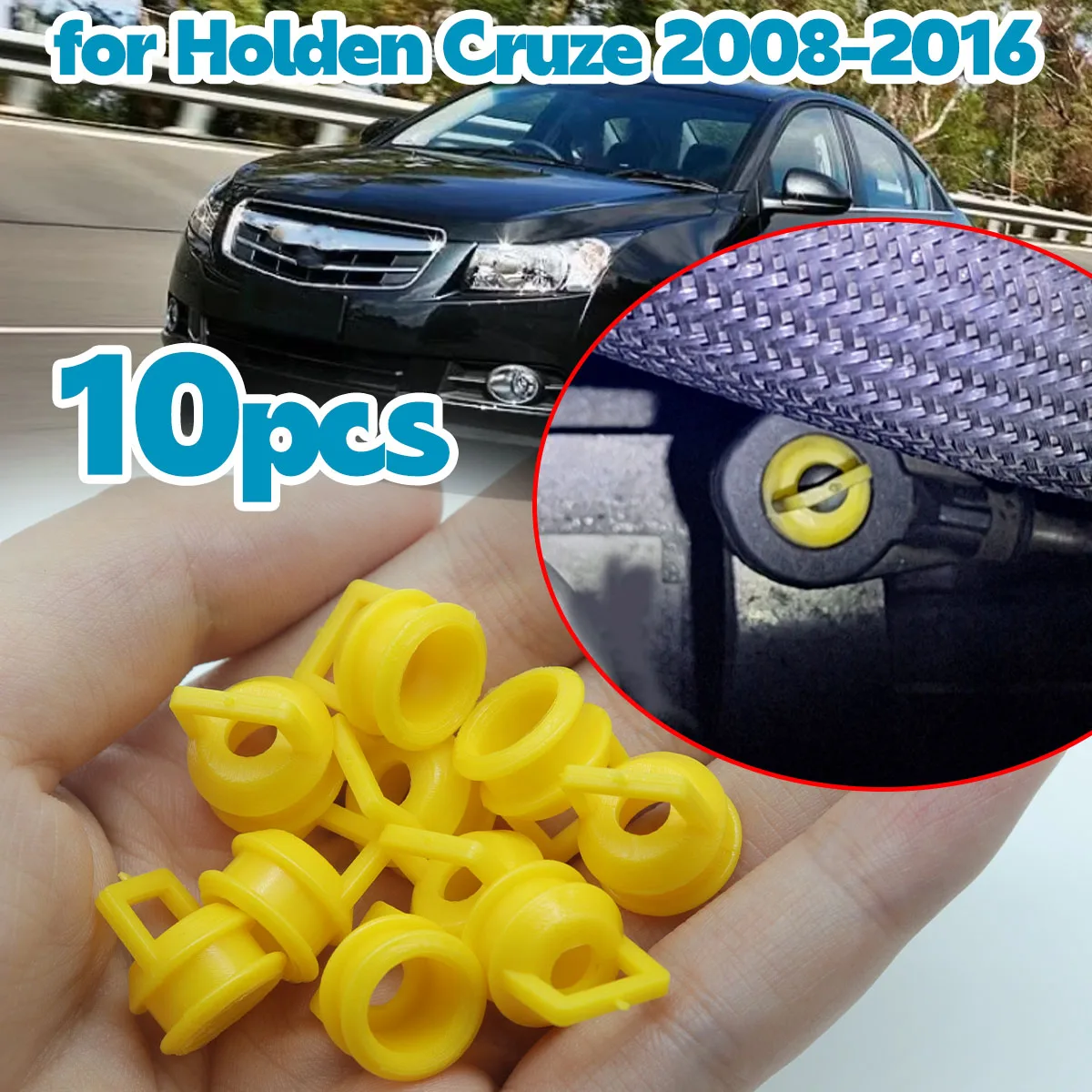 

10PCS Shift Cable Bushing for Holden Cruze 2008-2016 Linkage Rubber Sleeve Bands Grommet Clips Accessories Drivetrain Parts Car