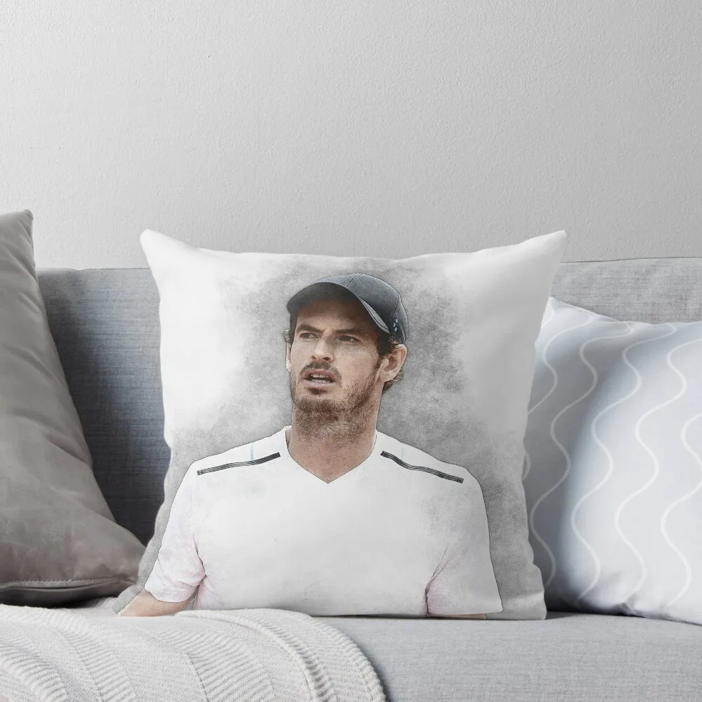 Andy Murray tennis player prints Throw Pillow Sofa Cushions Throw Pillow Covers Couch Pillows pillow