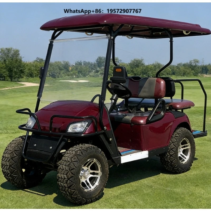 Durable Electric Golf Trolley with Quality Battery Golf Electric Push Cart Lightweight for Golf Course Use