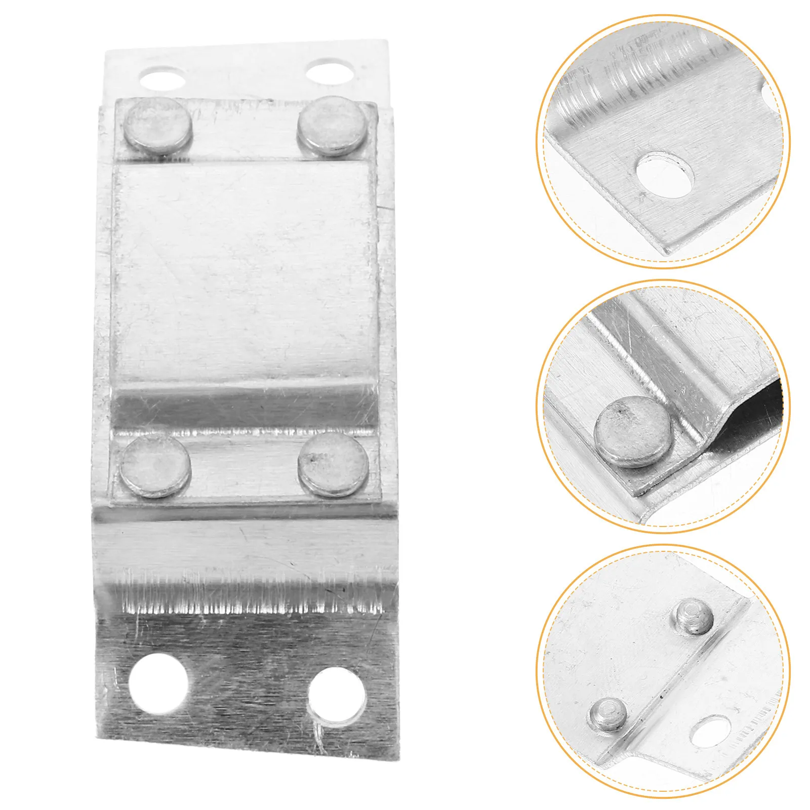 2Pcs Headlamp Holder Aluminum Alloy Hardhat Light Mount Base Secure Flashlight Clip Bracket Replacement