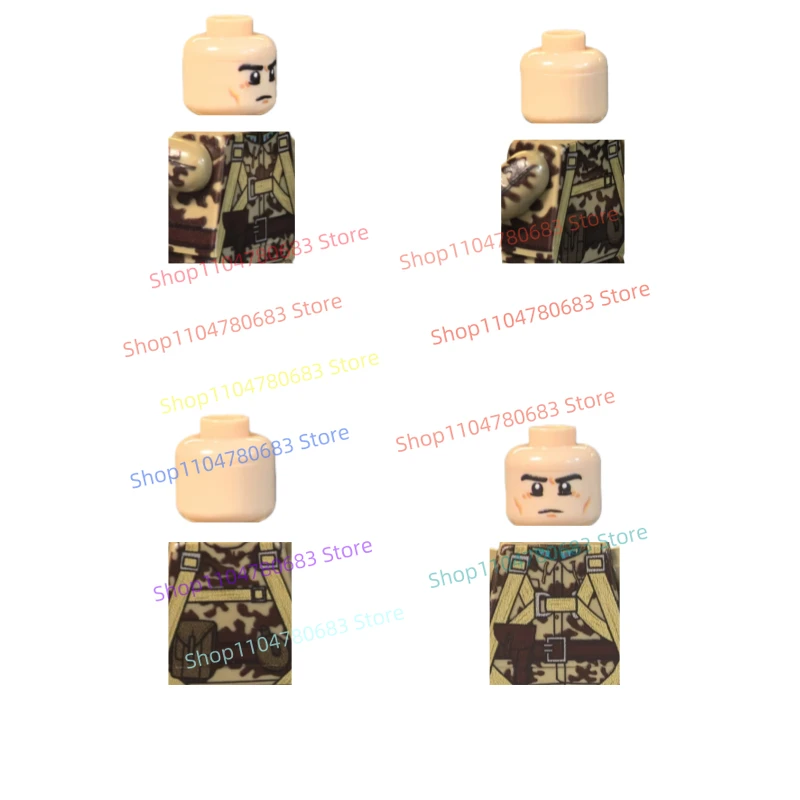 Blocs de construction militaires MOC, nouvelles figurines, mini-poupées, équipe de parachutistes soviétiques, jouets, cadeaux de vacances, collection de loisirs, ornements.