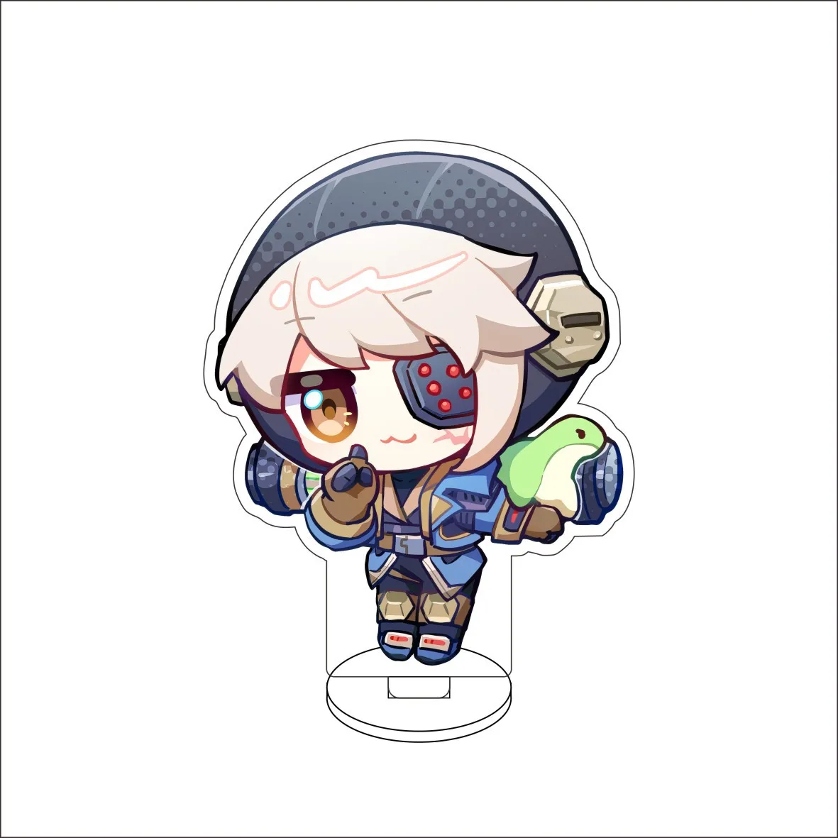 Anime Game Apex Legends Bloodhound Gibraltar Pathfinder Wattson Octane Loba Cos 10CM Acrylic Figure Stand Cute Ornaments Gifts view 6