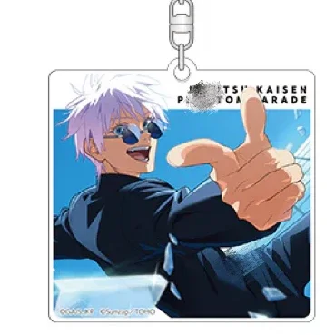 Game Geto Suguru Gojo Satoru Toji Fushiguro Keychain Doll Anime Acrylic Keyring Pendant Gift