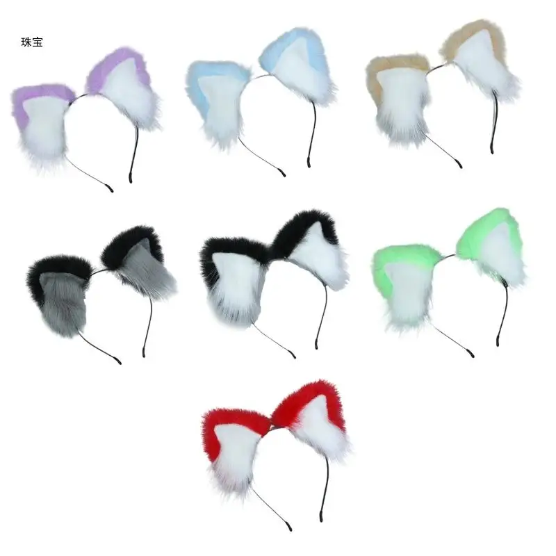 

X5QE Halloween Party Hair Rings Easters Nightclub Hair Band Adult Children Hairbands