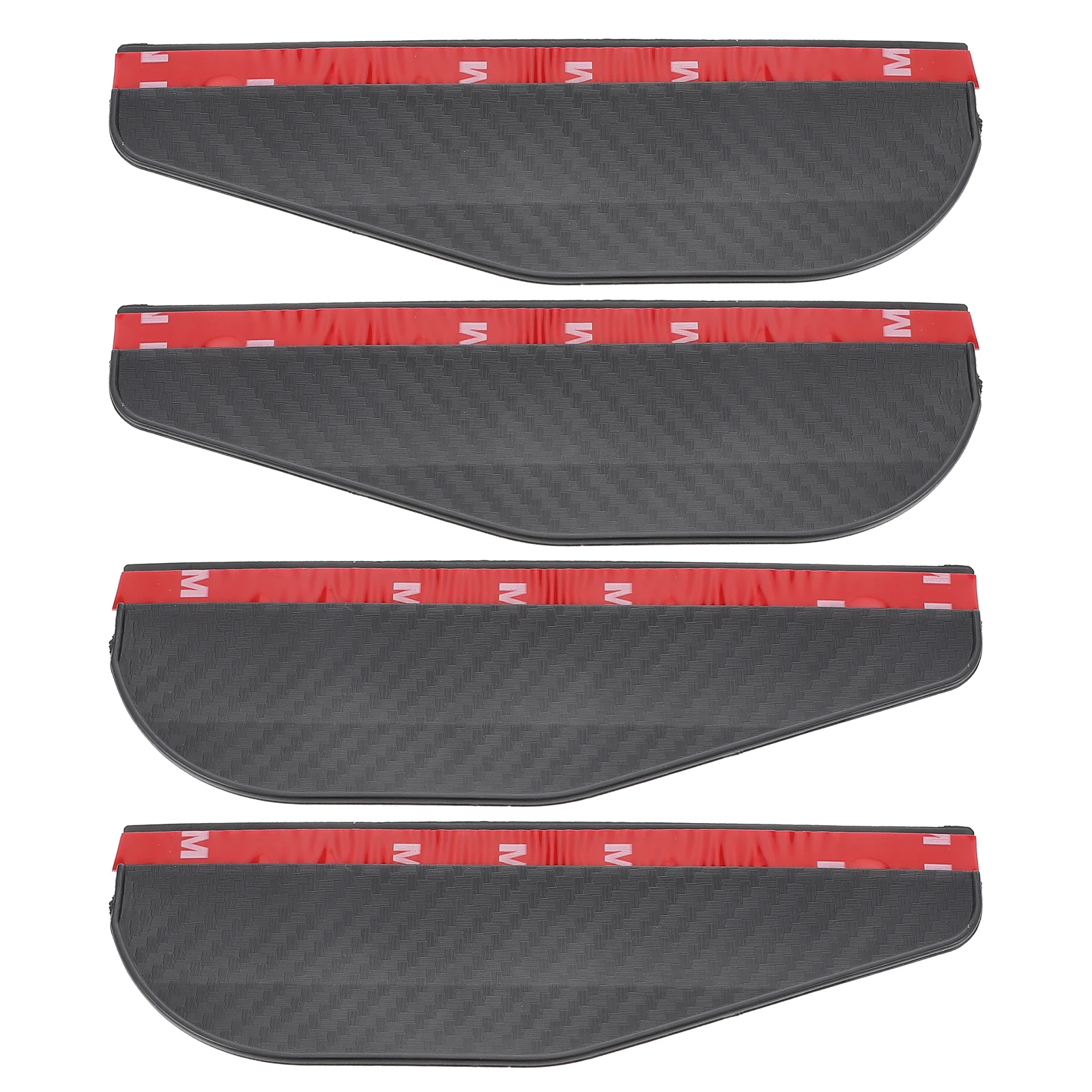 

4Pcs Car Side Mirror Rain Shields Durable Waterproof Rearview Mirror Visor Guard Clear Driving Safety Easy Installation