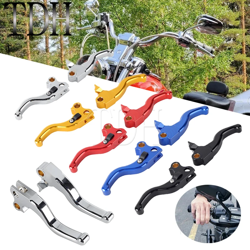 

CNC Aluminum Motorcycle 2-Fingers 3-Fingers Brake Clutch Levers Shifter Lever For Harley Dyna FXR2 FXR3 FXR4 CVO / SE 1999-2000