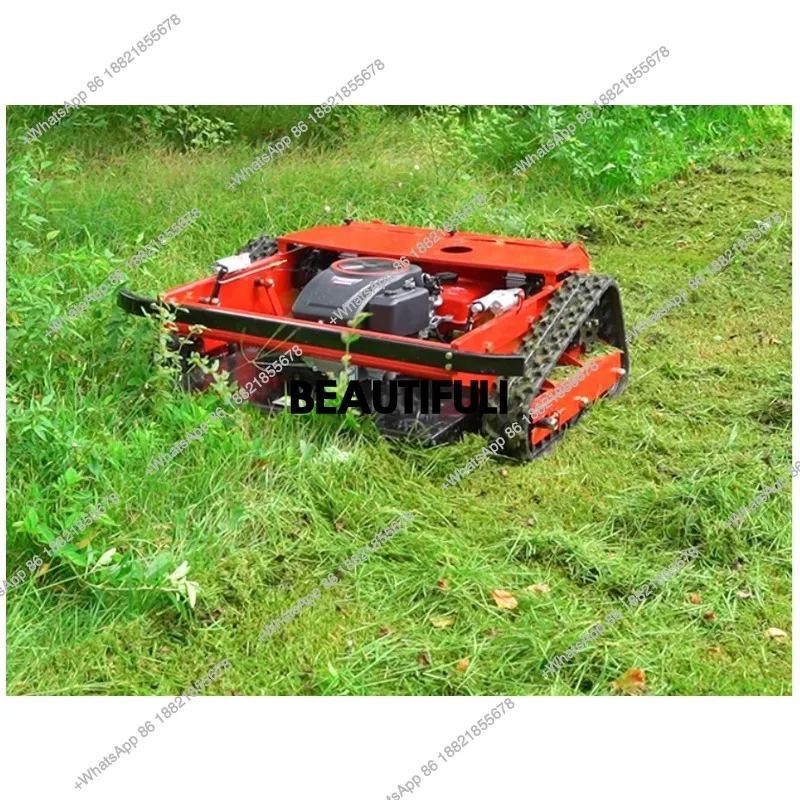 

Crawler remote control lawn mower all-terrain intelligent diesel lawn mower orchard garden lawn machine