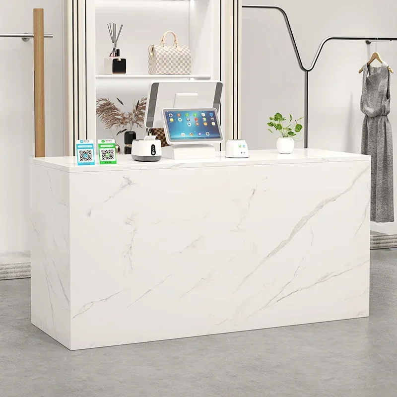 

Small Reception Desks Clothing Stores Simple Modern Supermarket Church Pulpito Counter Office Furniture Réception Et Table