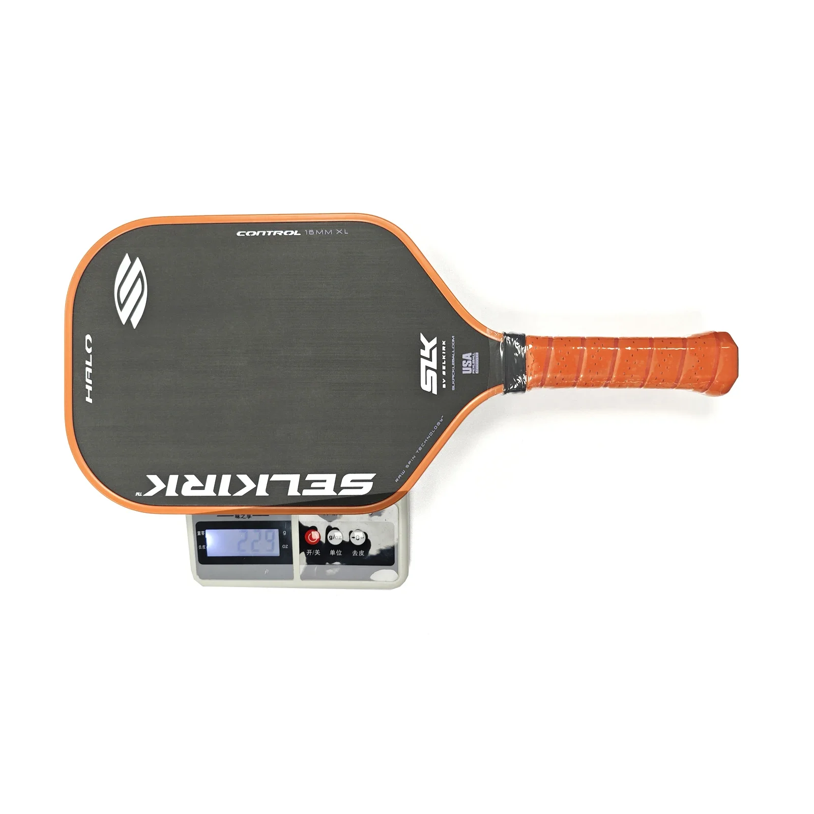 SLK Control XL Power MAX Pickleball Paddle Raw Carbon Fiber Pickleball Paddle with a -Core Power Polymer Core |The Pickleball