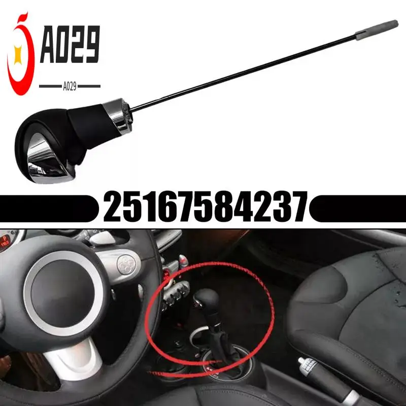 

A029-25167584237 Ручка рычага автоматического переключения передач для MINI Cooper R56 R57 R58 R59 R60 R61 Внутренний рычаг переключения передач