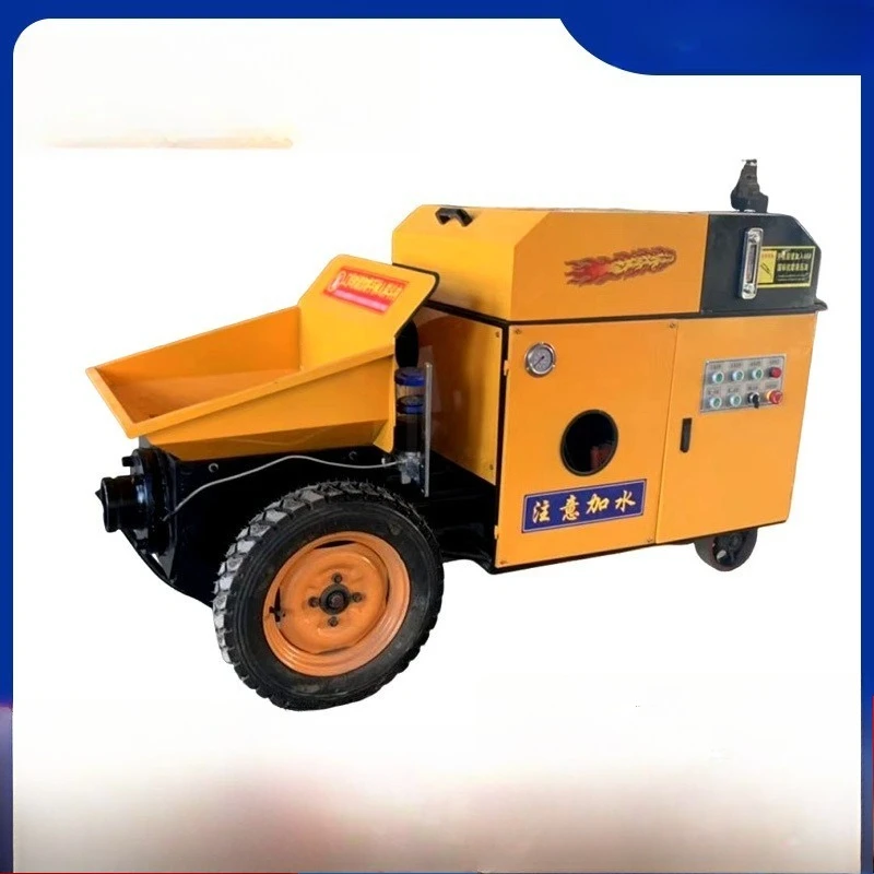 Conveyor pump Fine stone mortar feeder Construction secondary pouring pump Feeder Large aggregate ground pump