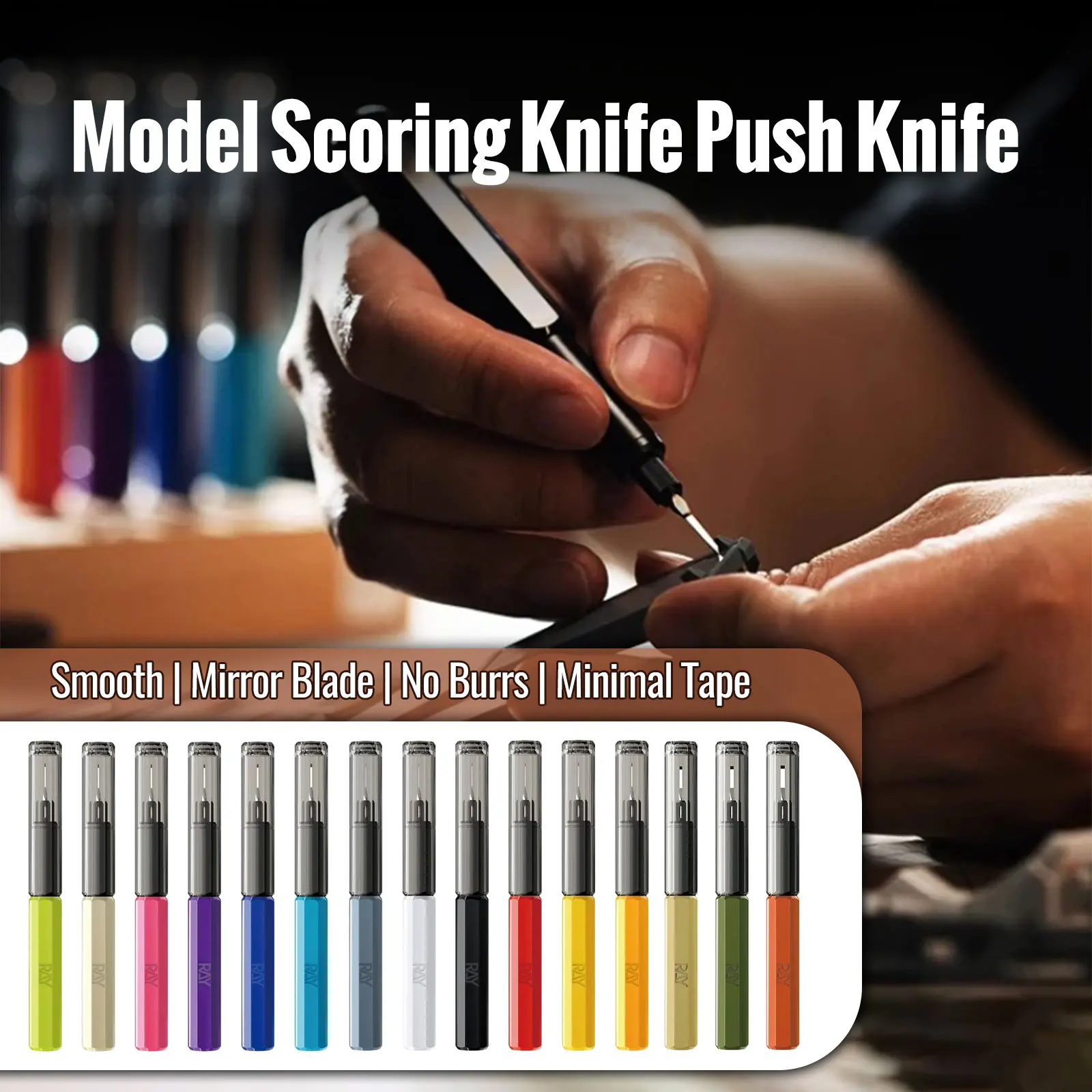 

RAYSTUDIO 0.075-2.5 мм Нож-зубило из вольфрамовой стали для вырезания линий разметки, для моделей Gunpla, GK, из смолы, военных пластиковых моделей, инструменты для хобби