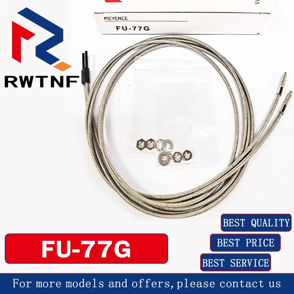 FU-77G KEYENCE M4 stainless steel reflective pervious fiber sensor in stock