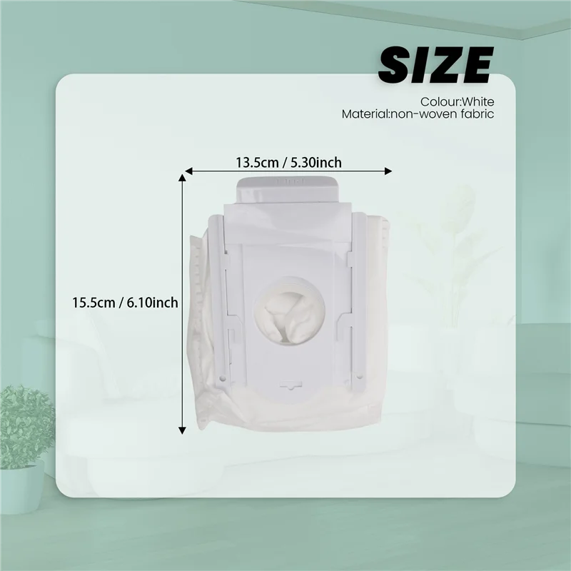 أكياس فلتر الغبار للمكنسة الكهربائية AEE4-مناسبة لأكياس الغبار VCA-ADB90 لقاعدة محطة تنظيف المكانس من سلسلة Jet #6