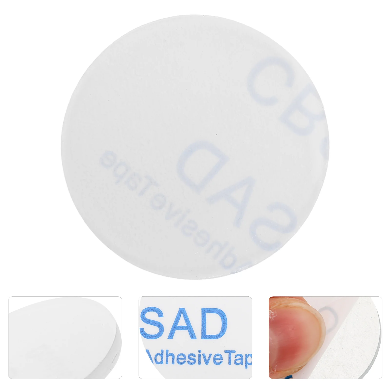 50 szt. Przezroczystych podkładek antypoślizgowych, okrągłe, przezroczyste nakładki na meble do szklanych stołów, krzeseł i szafek, zapobiegające przesuwaniu się mebli.