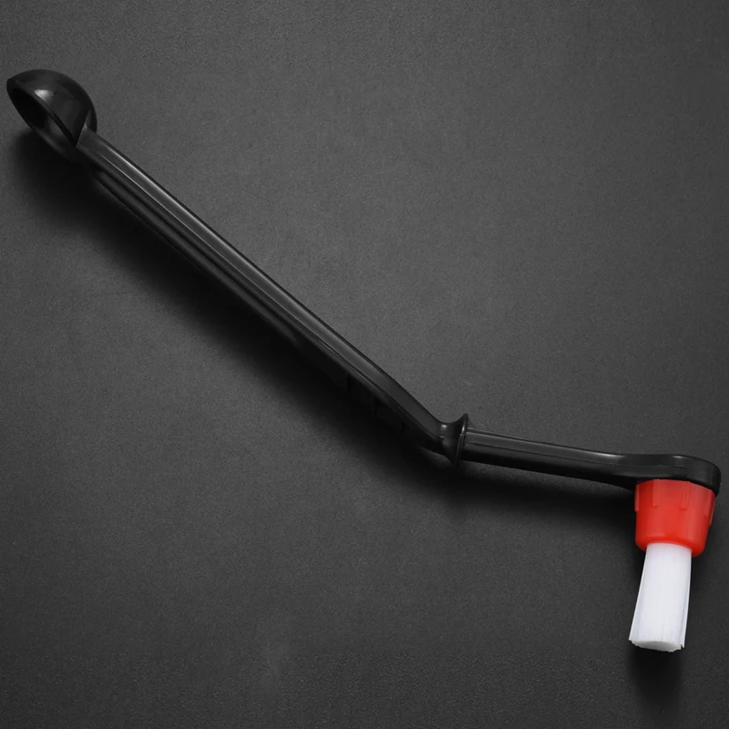 5X 2 In 1 Coffee Machine Brush Nylon Espresso Coffee Grinder Brushes Coffee Spoon Machine Group Head Kitchen Toolsglobal Stock R