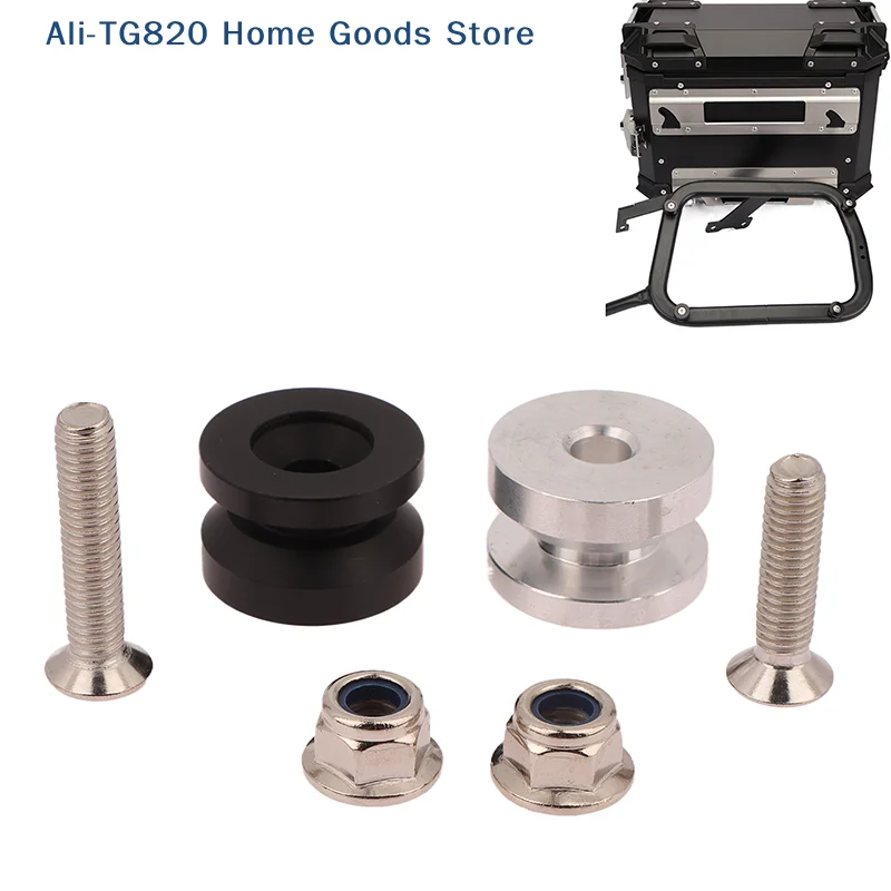 [tg820]-4-pecas-suporte-para-bau-de-moto-placa-base-fivela-caixa-traseira-bagageiro-caixa-lateral-acessorios-de-suporte