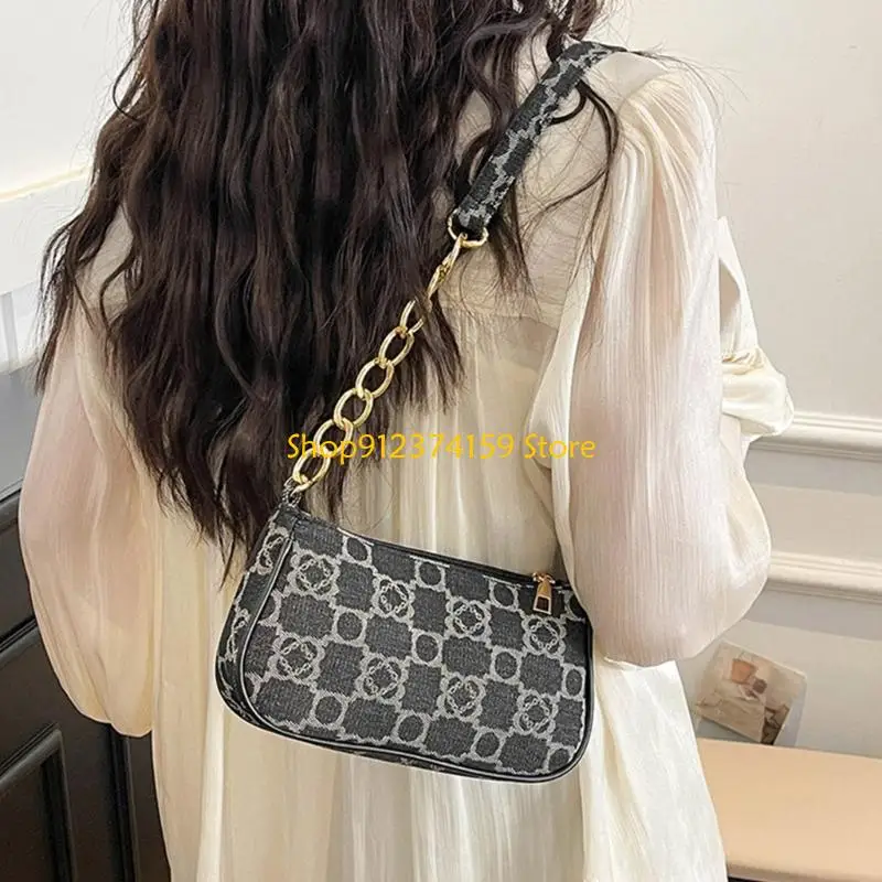 

G5AE Hobos Handbag Under the Arm Purses Sweet Clutches Purse with Zipper Closure Shoulder Bags for Women Commuting Bags