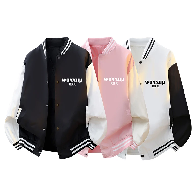 

3D adow Map Knitted Baseball Jaet Men's Retro Color Blo Floral Eming QP6039 Sle Long Sve Stand Fit