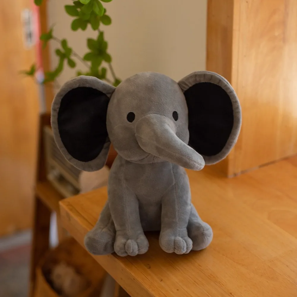 

Comfort Toy Cotton Elephant Plush Toys Soft Texture Kawaii Plush Doll Soothing Pillow Infant Use