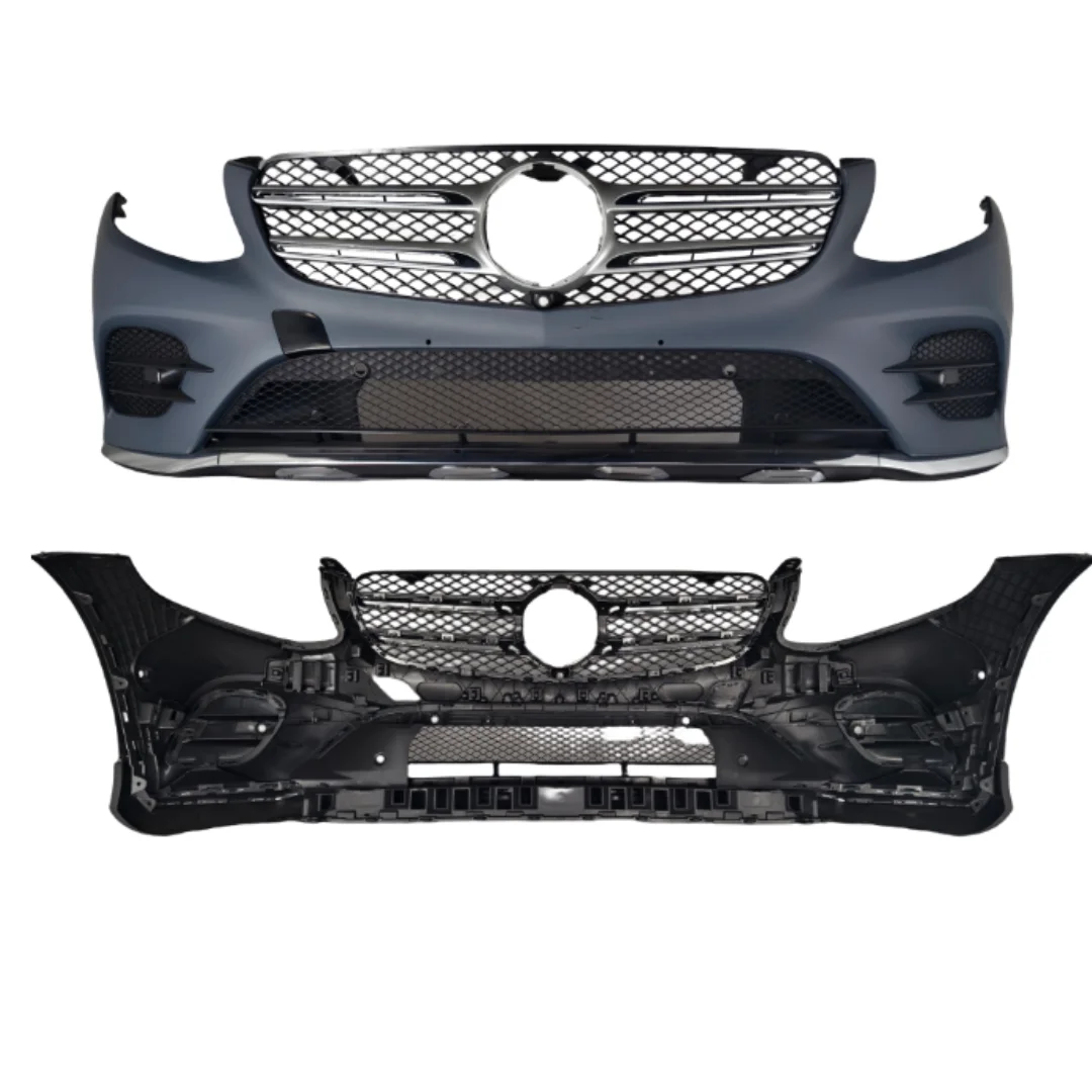 

OEM Replacement Injection Mold Front Bumper Set Complete For Mercedes GLC X253 2017-