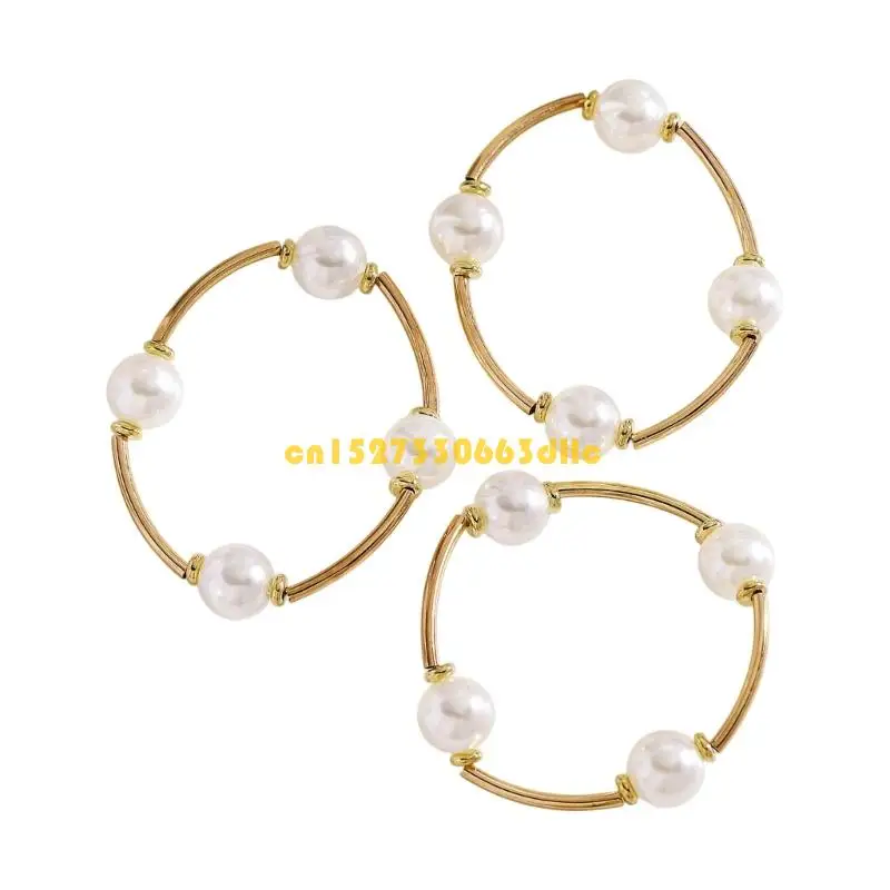 3 Piece Stackable Bracelet Set for Women Quick Outfit Styling 124A