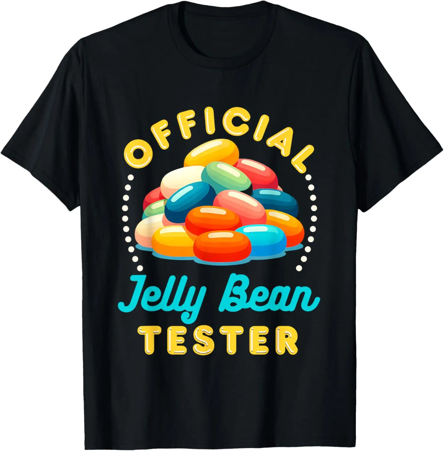 Camiseta oficial de dulces con cesta de Pascua Jelly Bean Tester